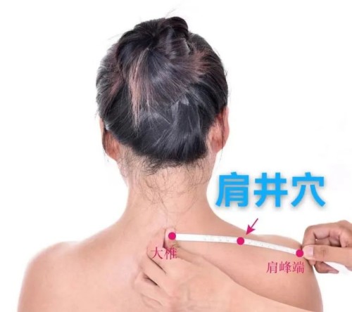 肩井穴位置